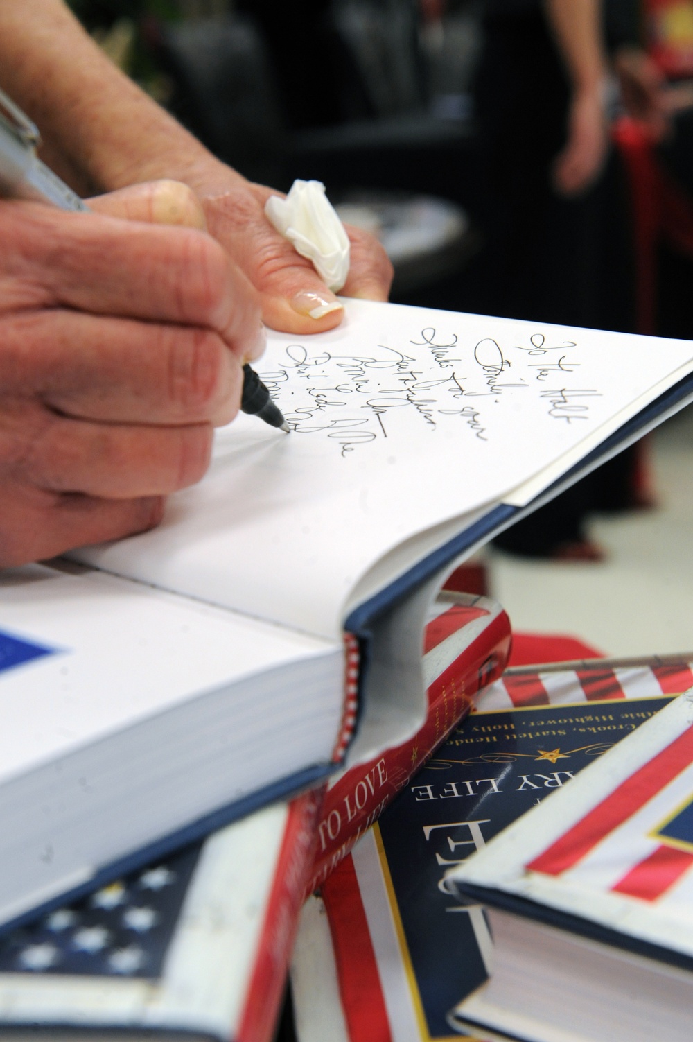 First Lady of the Marine Corps Recommended Reading List book signing