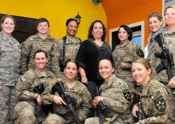 USO brings holiday cheer, laughter to KAF