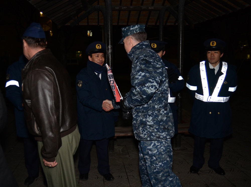 NAF Misawa leadership participates in Traffic Safety and Crime Prevention Campaign