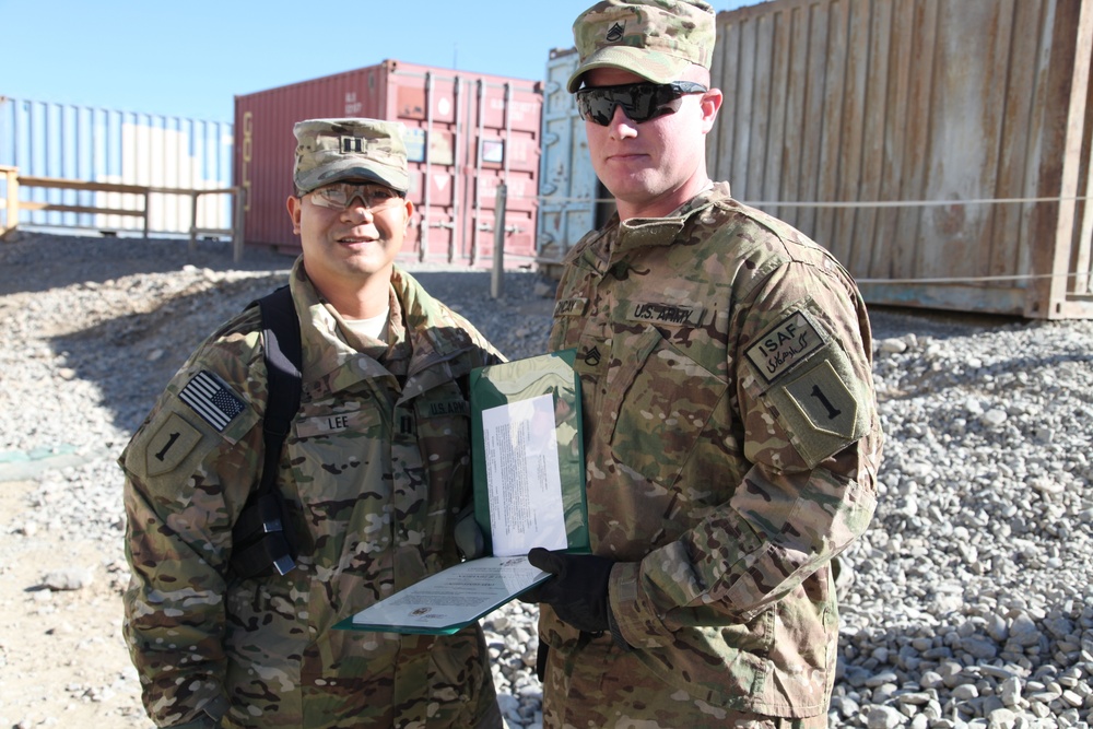 Promotion ceremony