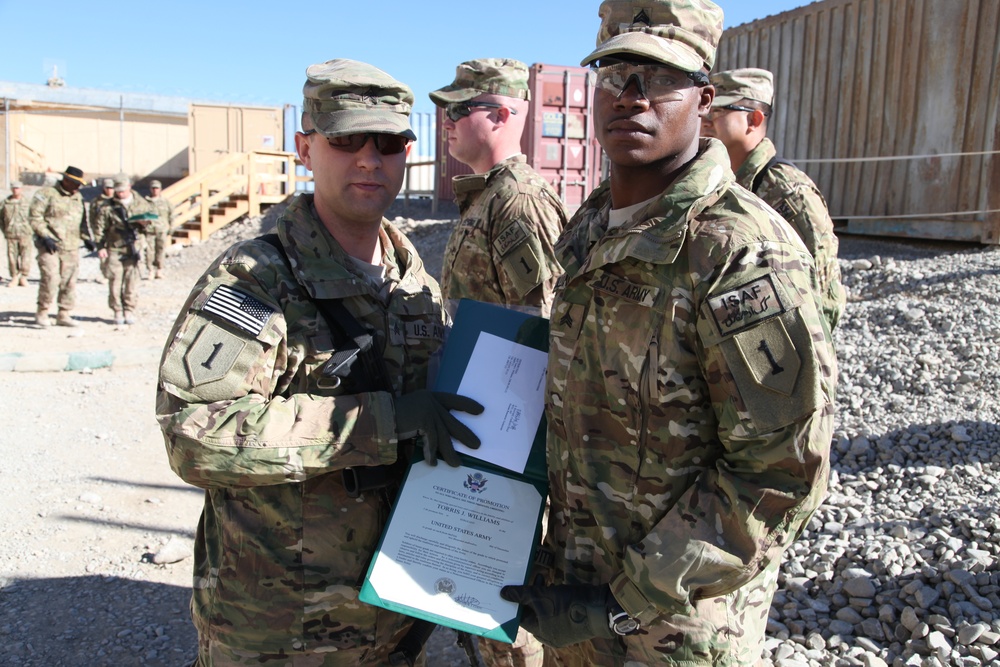 Promotion ceremony