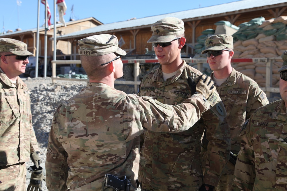 Re-enlistment ceremony