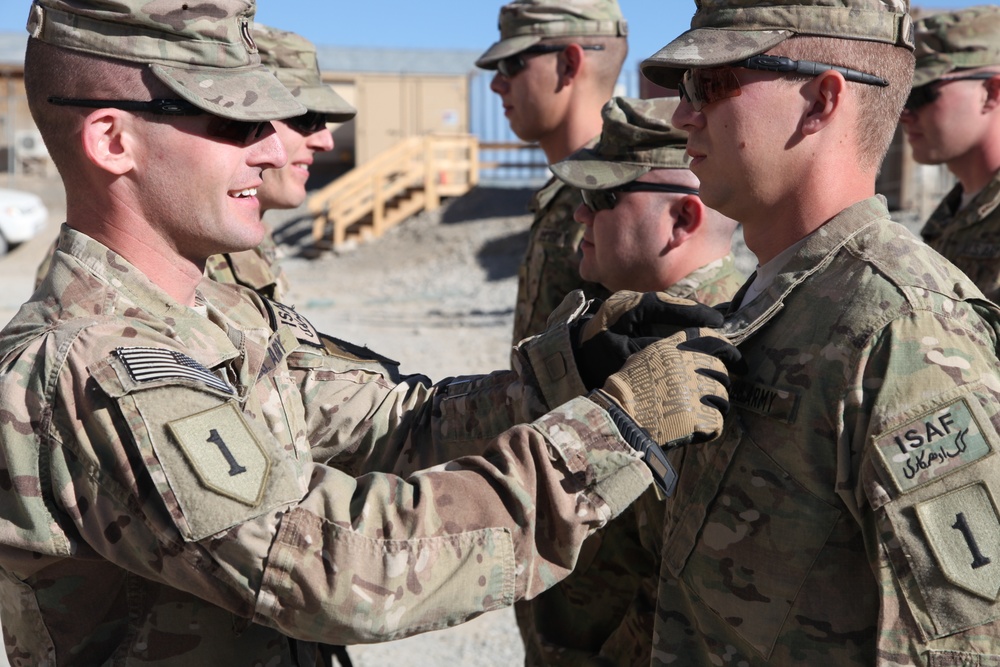 Re-enlistment ceremony