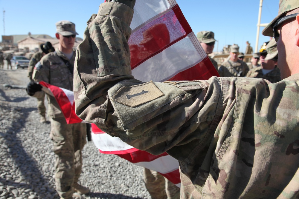 Re-enlistment ceremony