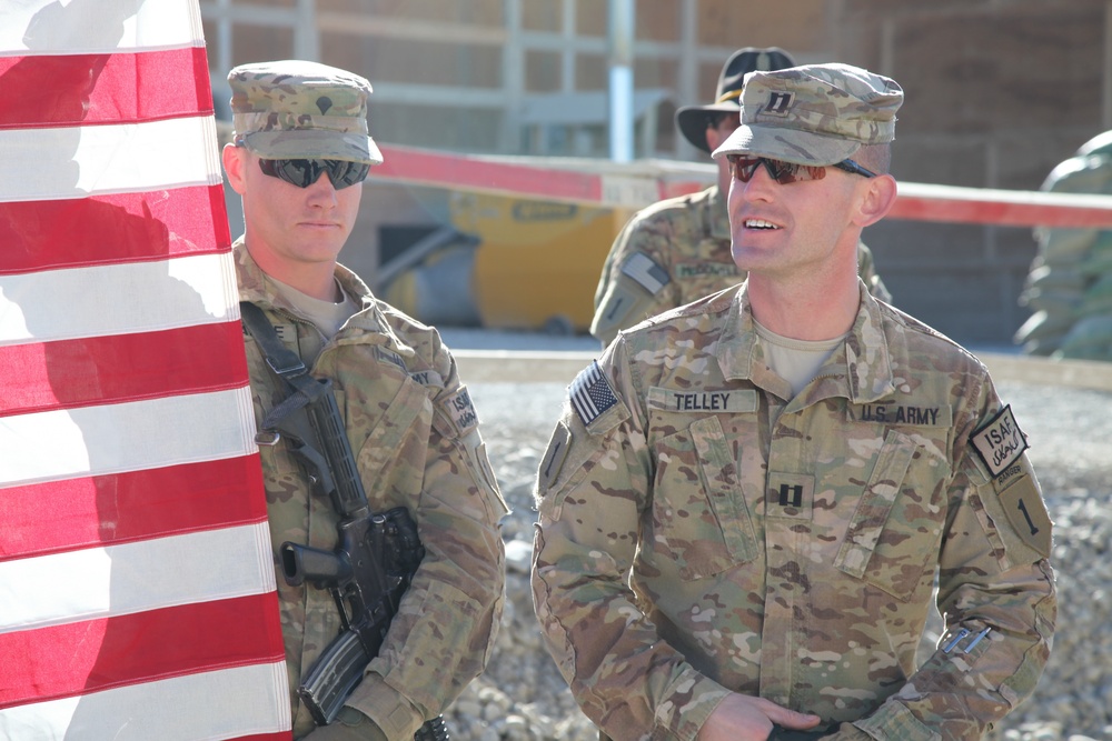 Re-enlistment ceremony