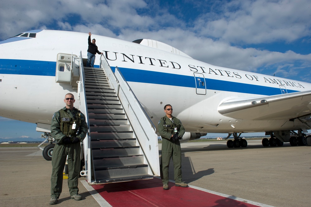 Panetta visits troops overseas