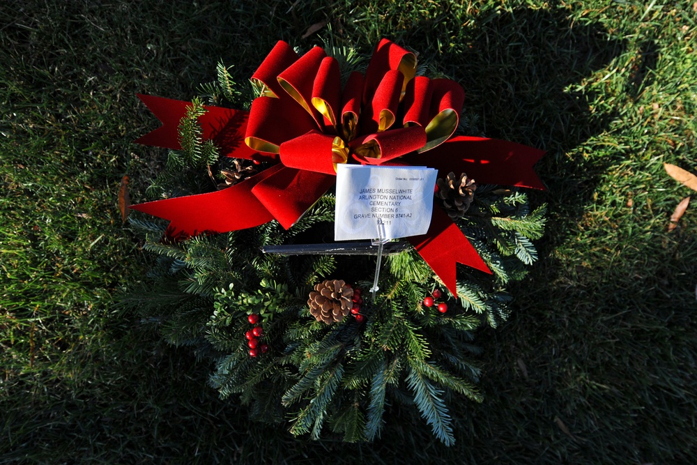 Wreaths Across America event
