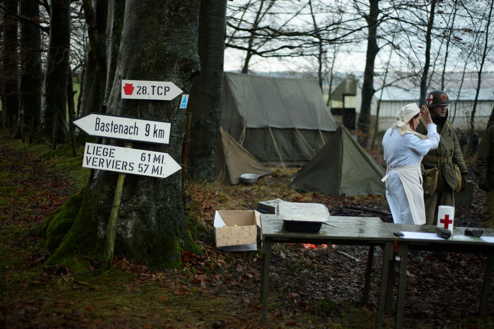 Visitors experience history in Bastogne