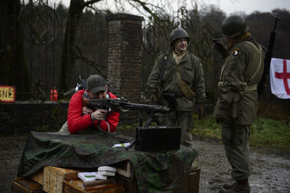 Visitors experience history in Bastogne