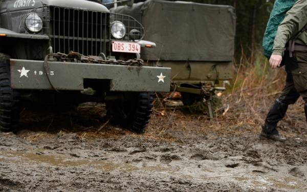 Visitors experience history in Bastogne