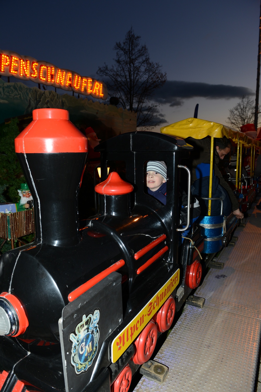 Train conductor is ready to roll