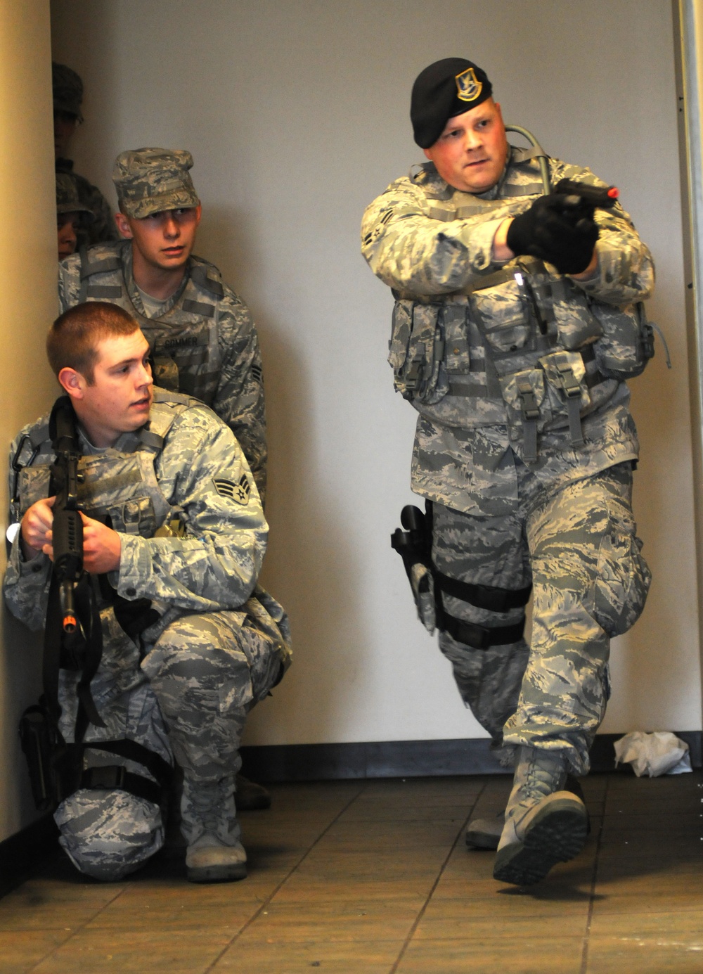 Air National Guard security forces conduct active shooter training