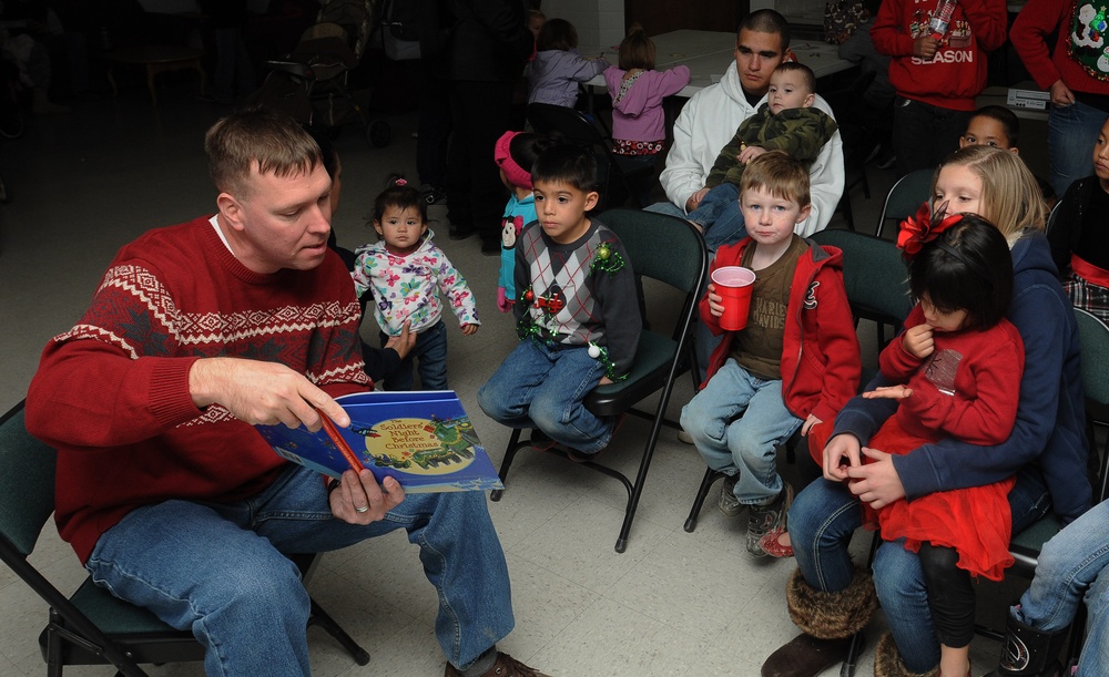 ‘Mustangs’ host Christmas party, build family morale