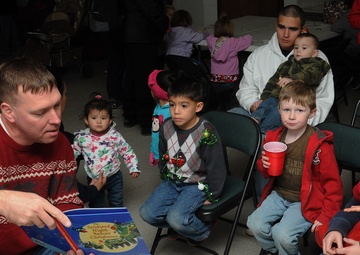 ‘Mustangs’ host Christmas party, build family morale