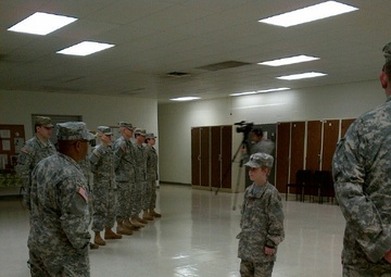 The army's youngest soldier