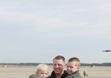 VMGR-252 Marines return home
