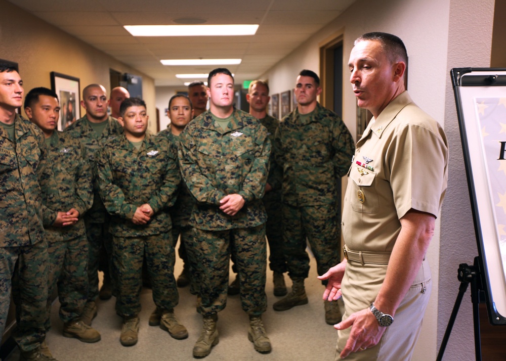 MCPON visits Field Medical Training Battalion West