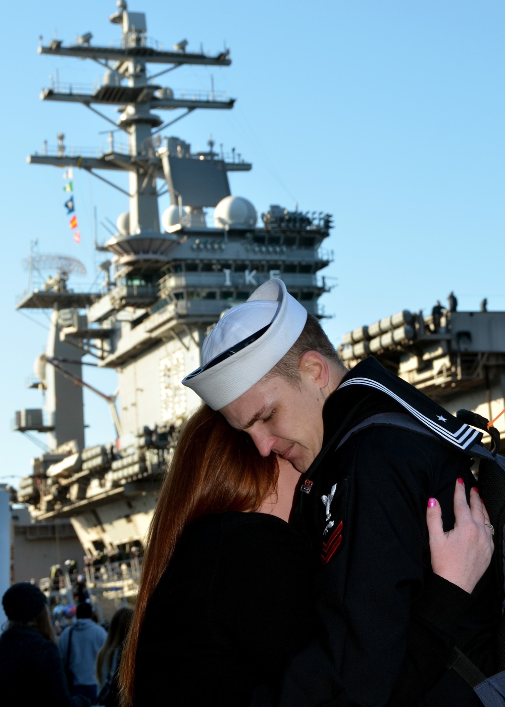 Dvids - Images - Uss Dwight D. Eisenhower (cvn 69) Homecoming [image 10 