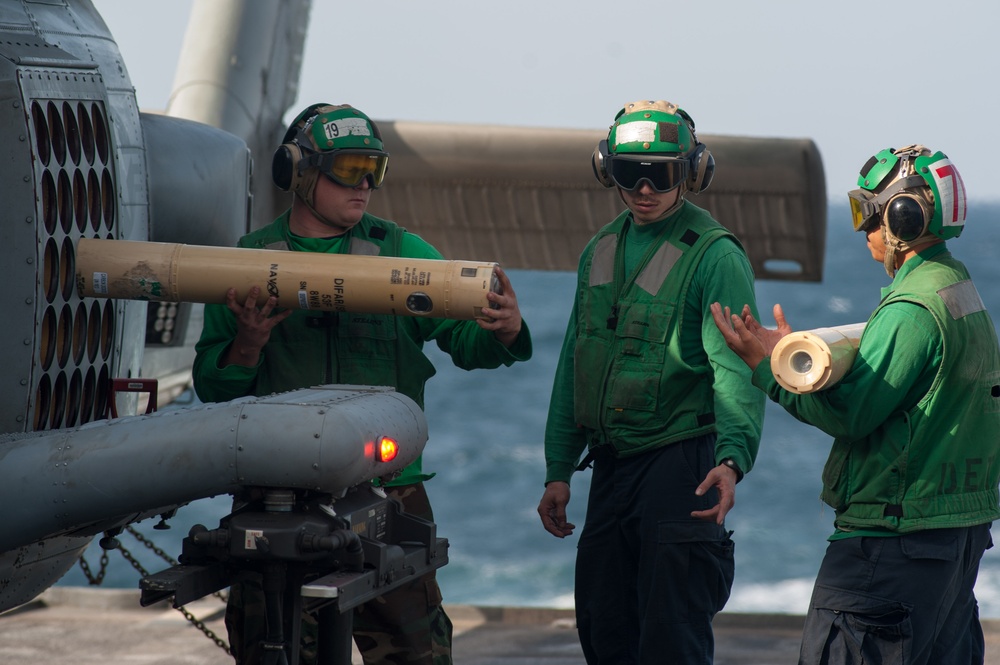 USS Mobile Bay operations