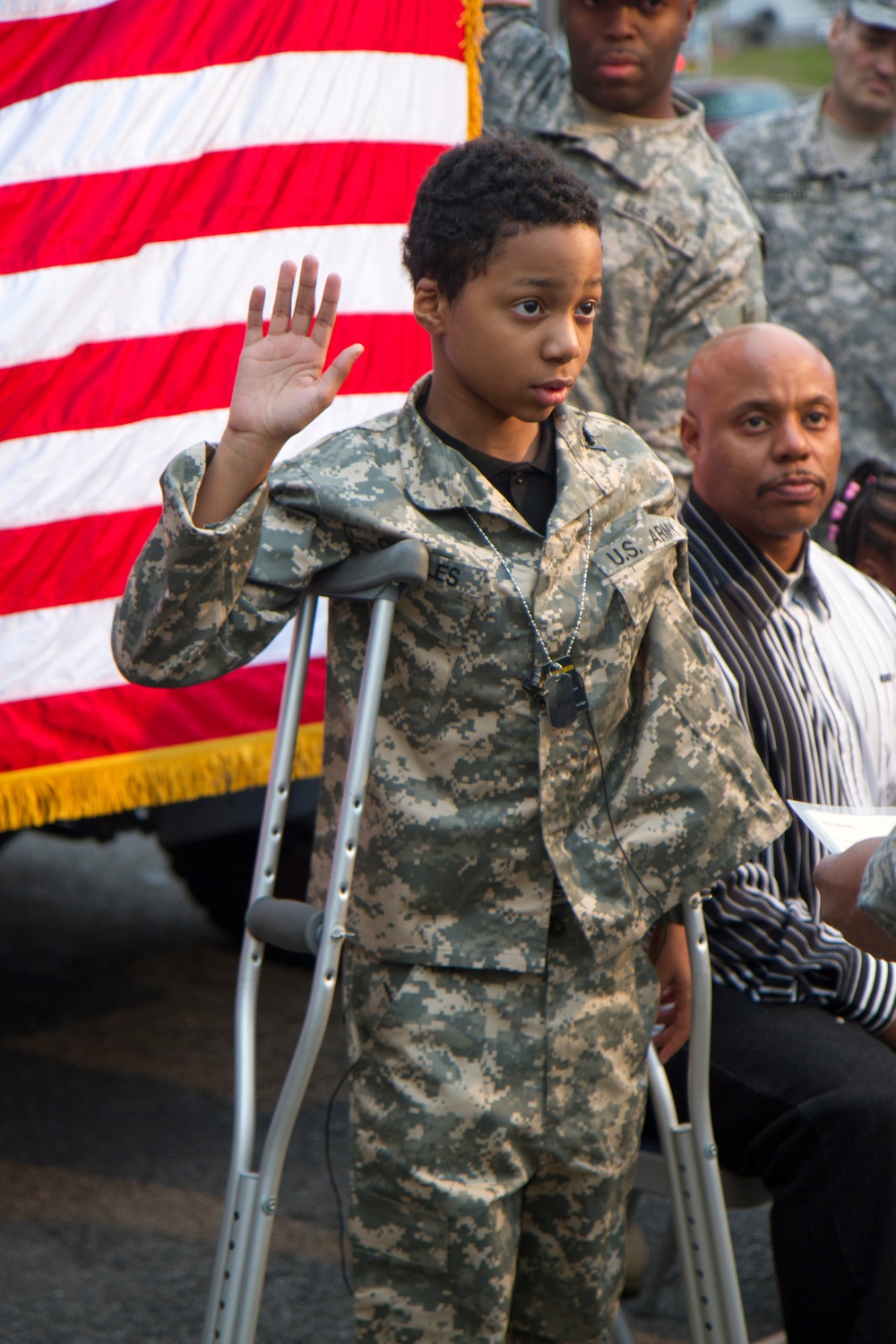 Army Reserve's 200th Military Police Command surprises Baltimore youth