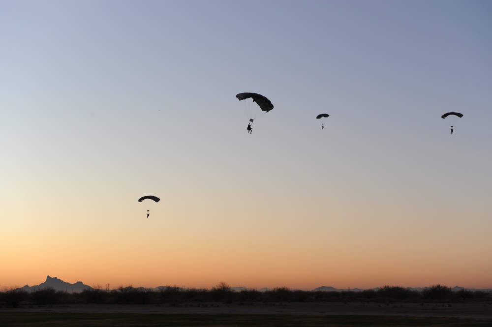 High altitude low opening jumps