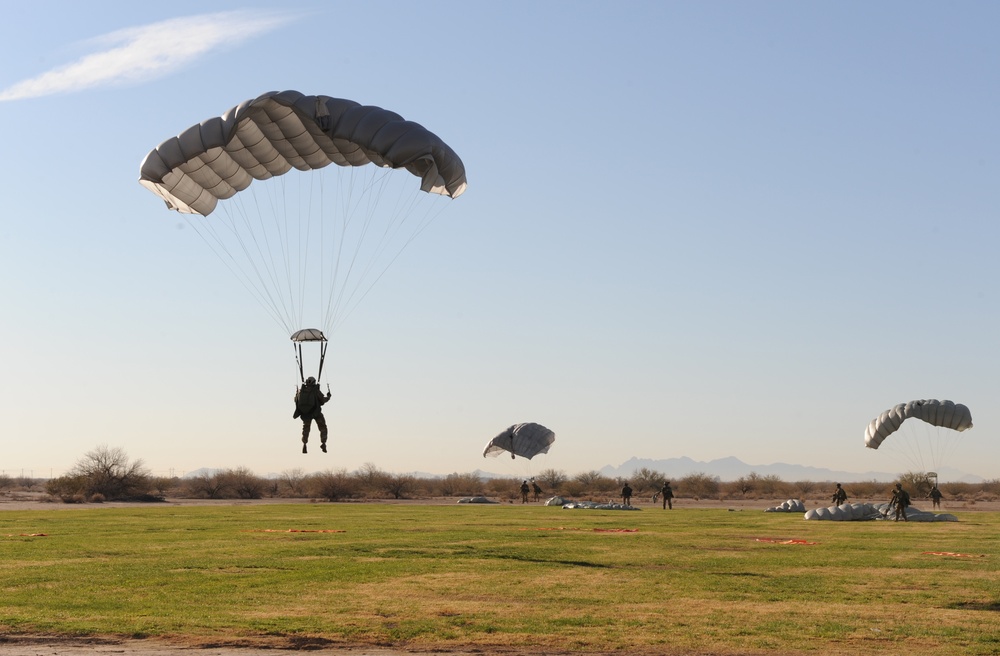 High altitude low opening jumps