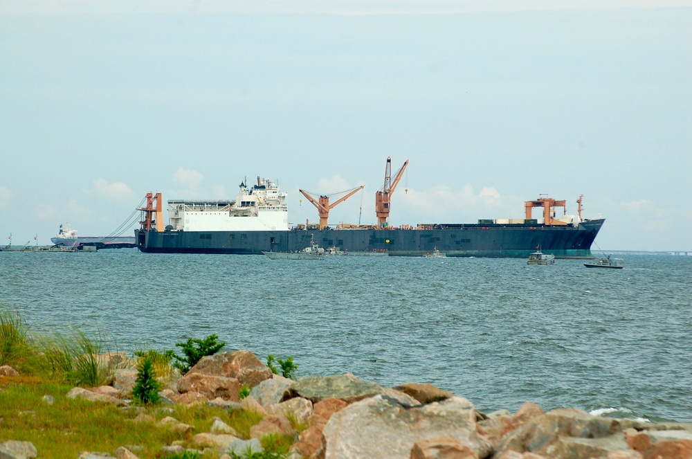 Joint logistics over the shore exercise