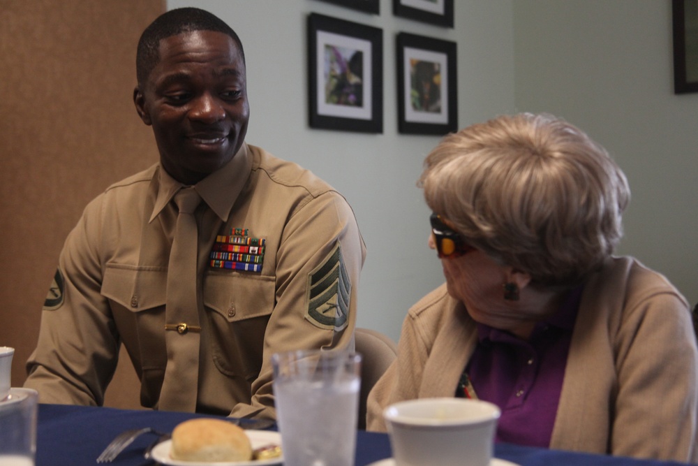 Marine Wing Support Squadron 273 visits Morningside of Beaufort