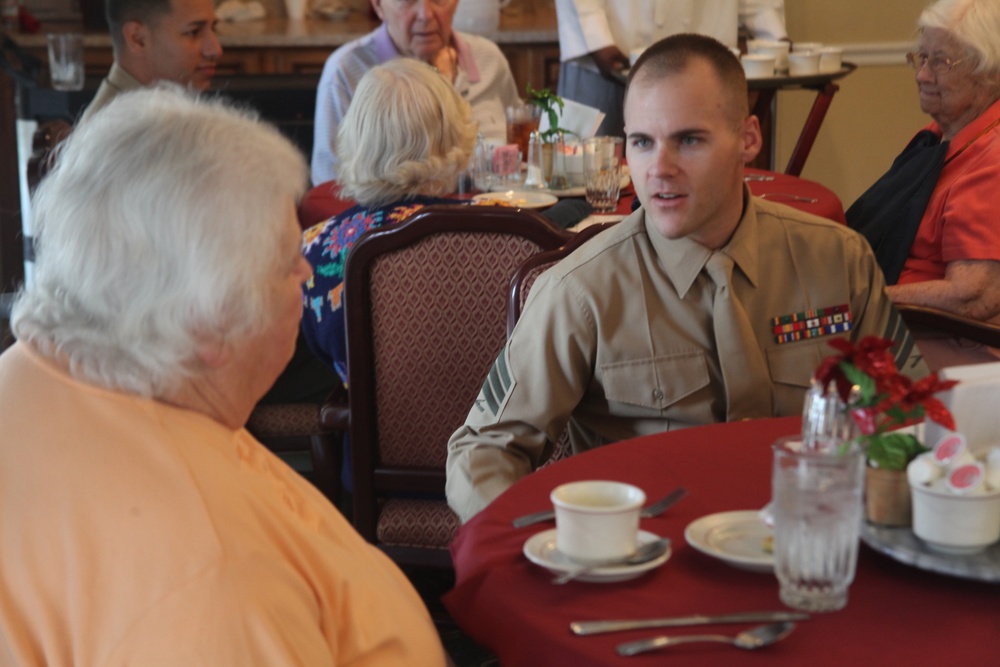 Marine Wing Support Squadron 273 visits Morningside of Beaufort