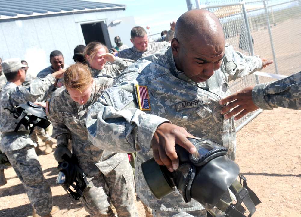 ‘Highlander’ support soldiers engage in CBRN training