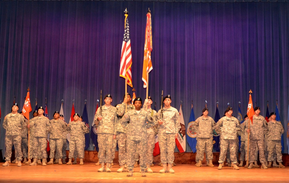 67th Expeditionary Signal Battalion cases colors for deployment