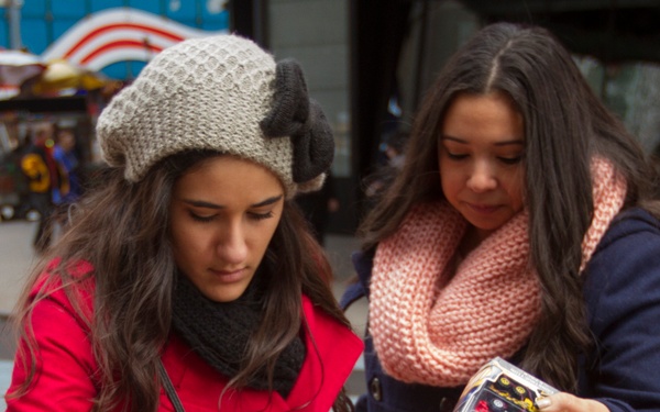Marines collect toys in Times Square