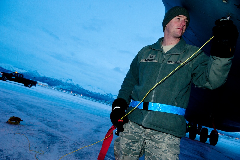 Air mobility maintainers keep the mission running