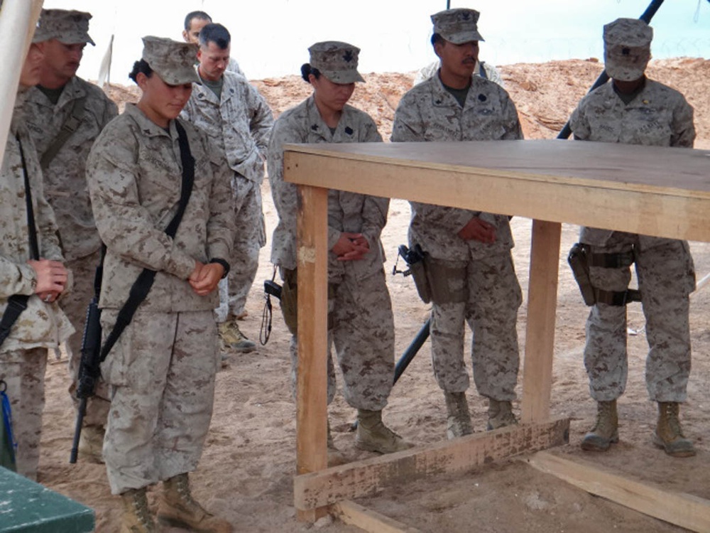Marines, sailors mourn for national tragedy