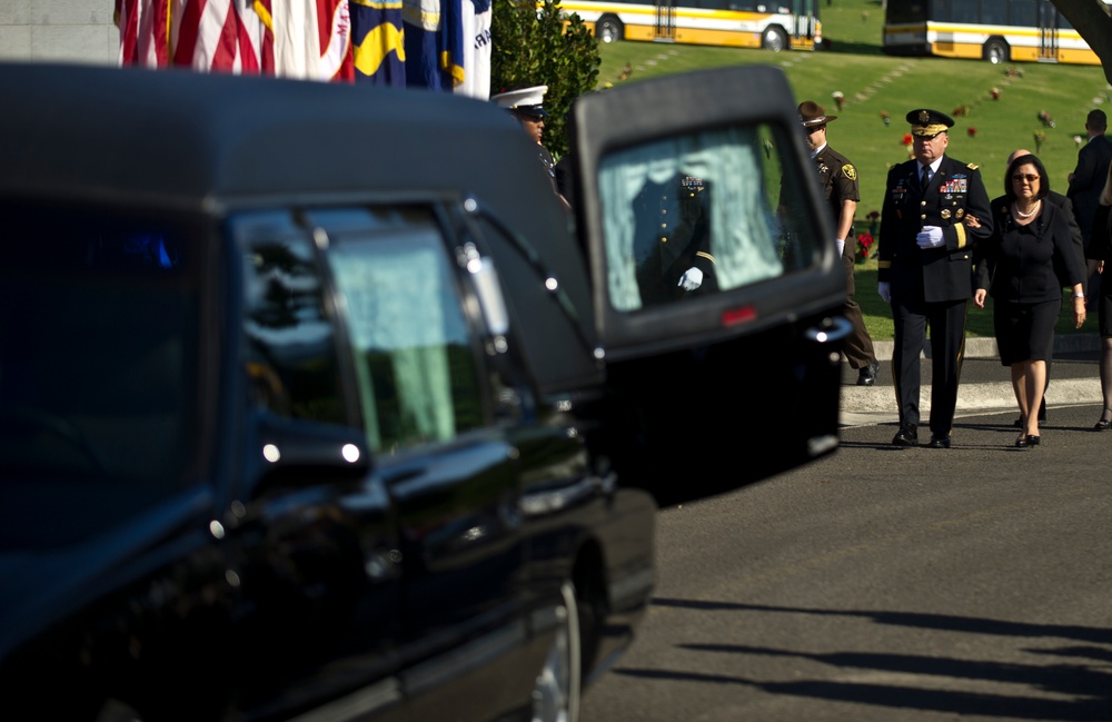 Sen. Daniel K. Inouye memorial service in Hawaii