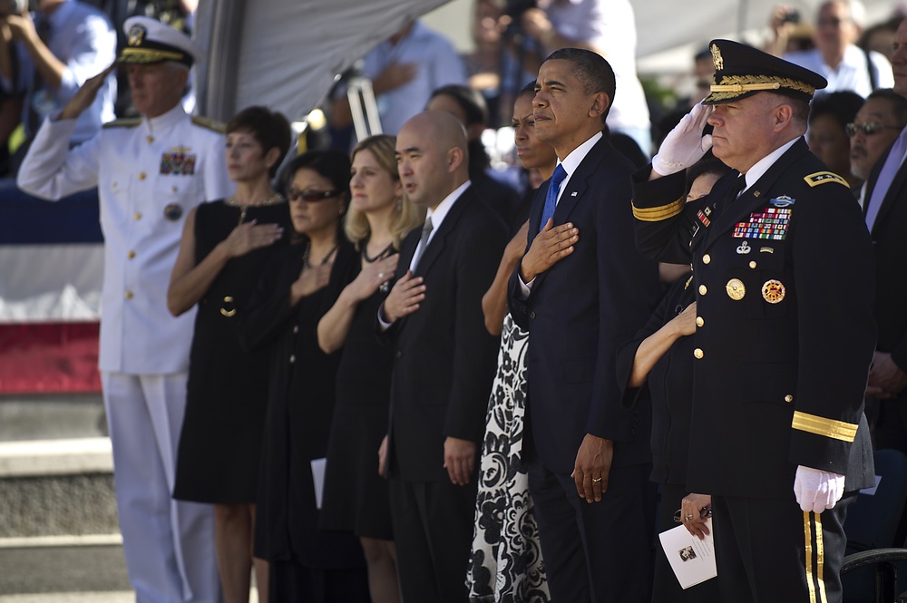 Sen. Daniel K. Inouye memorial service in Hawaii