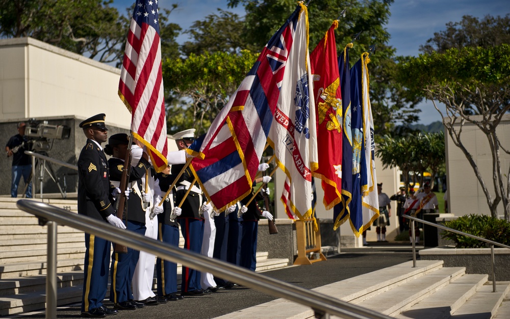 Sen. Daniel K. Inouye memorial service in Hawaii