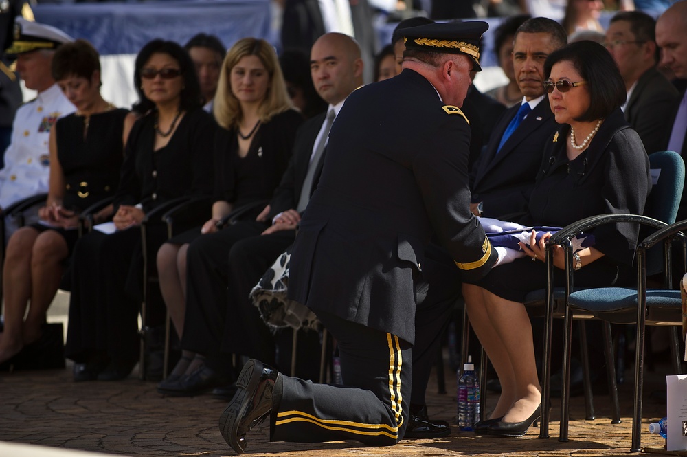 Sen. Daniel K. Inouye memorial service in Hawaii