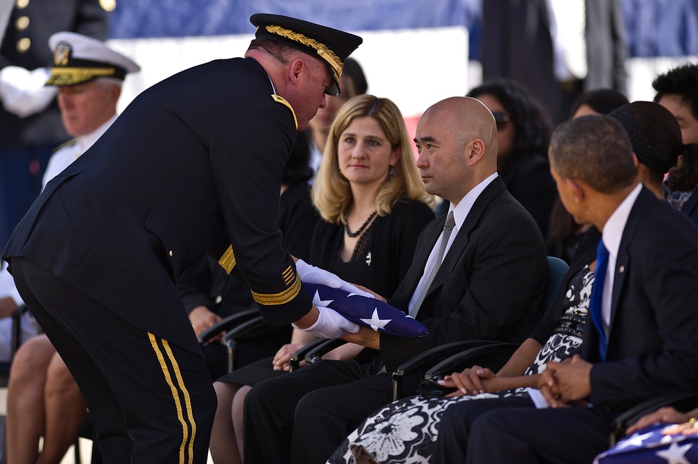 Sen. Daniel K. Inouye memorial service in Hawaii