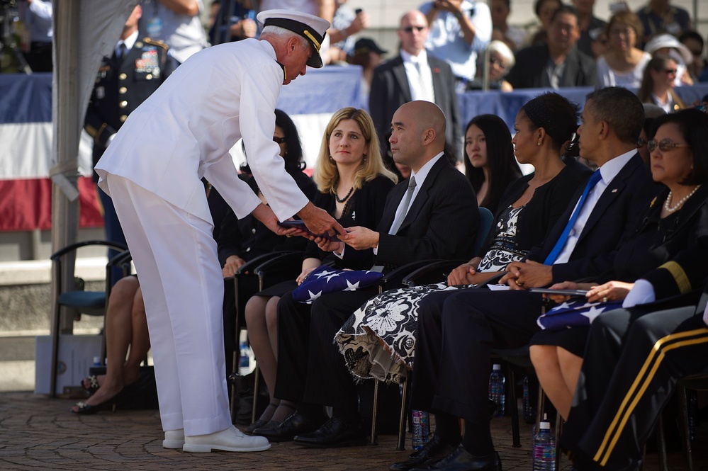 Sen. Daniel K. Inouye memorial service in Hawaii