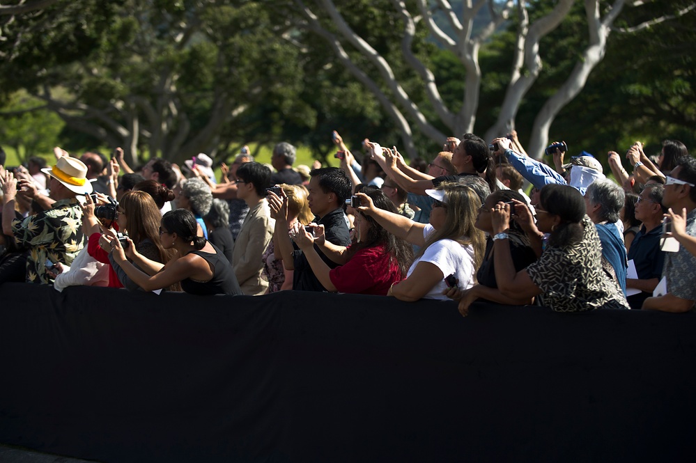 Sen. Daniel K. Inouye memorial service in Hawaii