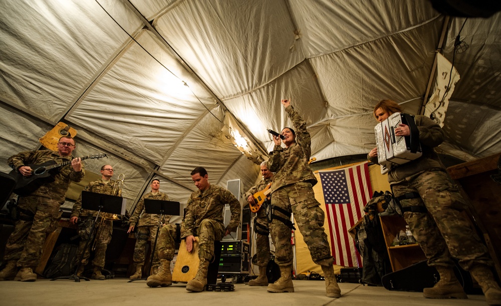 AFCENT Band brings music to Kandahar