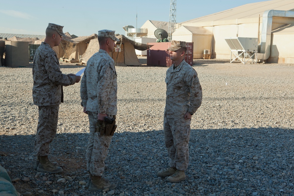 Geronimo Promotion Ceremony