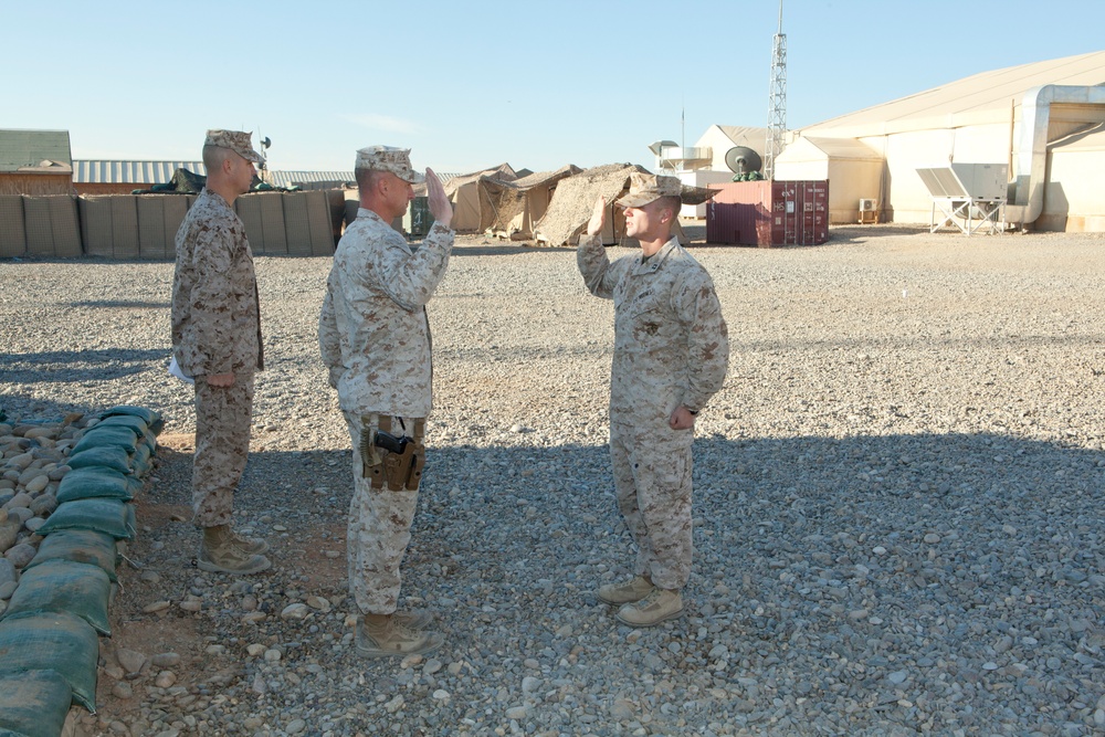 Geronimo Promotion Ceremony