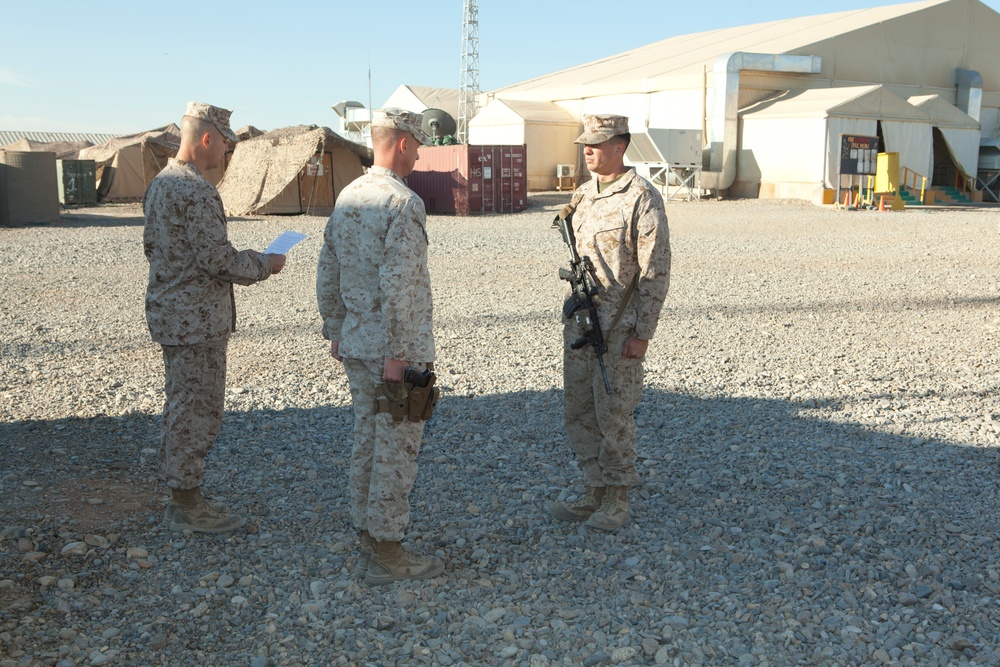 Geronimo Promotion Ceremony