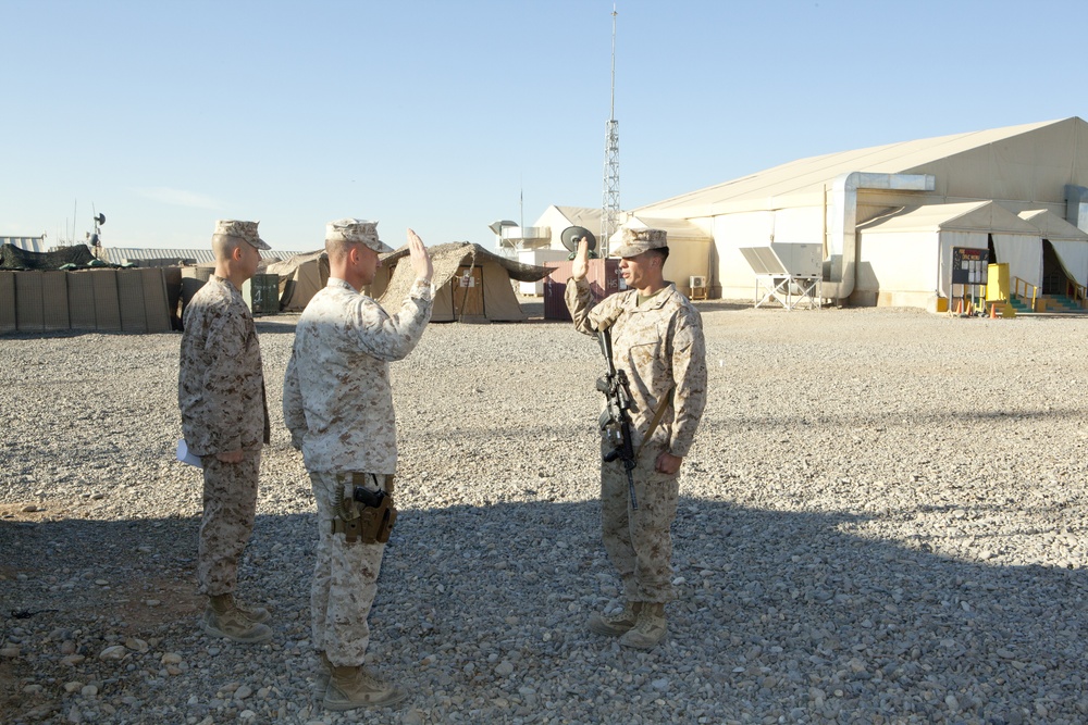 Geronimo Promotion Ceremony