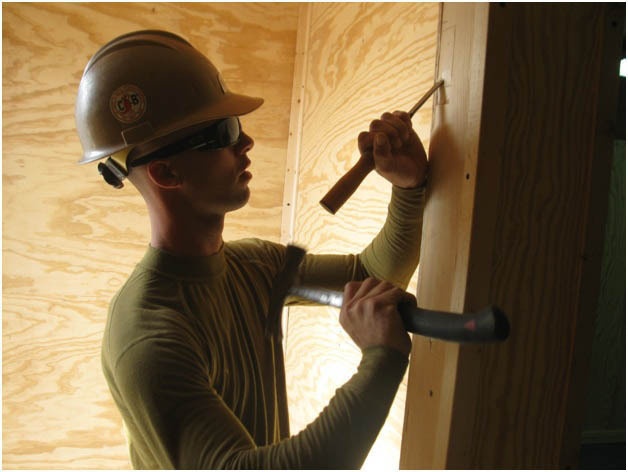 NMCB 133 Detail Bravo works on building rehabilitation project