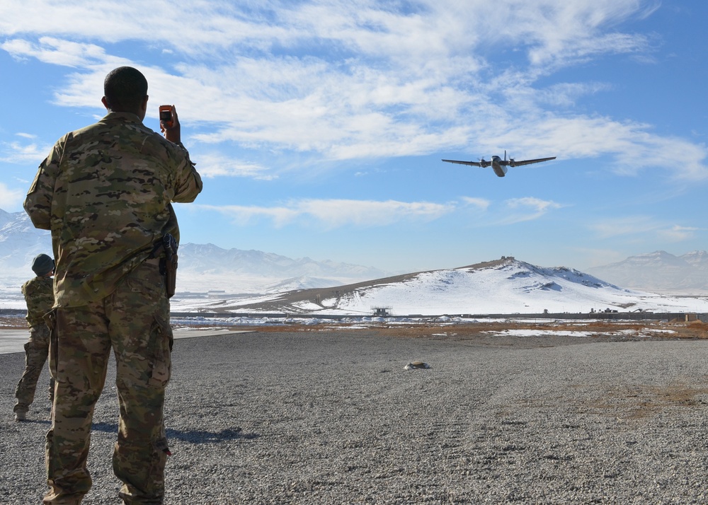 Forward Operating Base Lightning receives air resupply