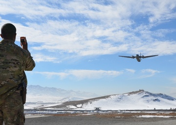 Forward Operating Base Lightning receives air resupply