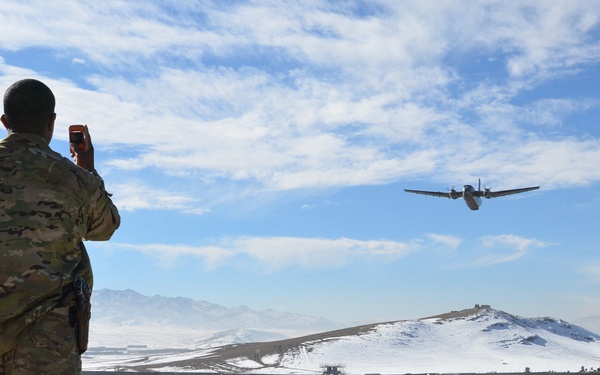 Forward Operating Base Lightning receives air resupply